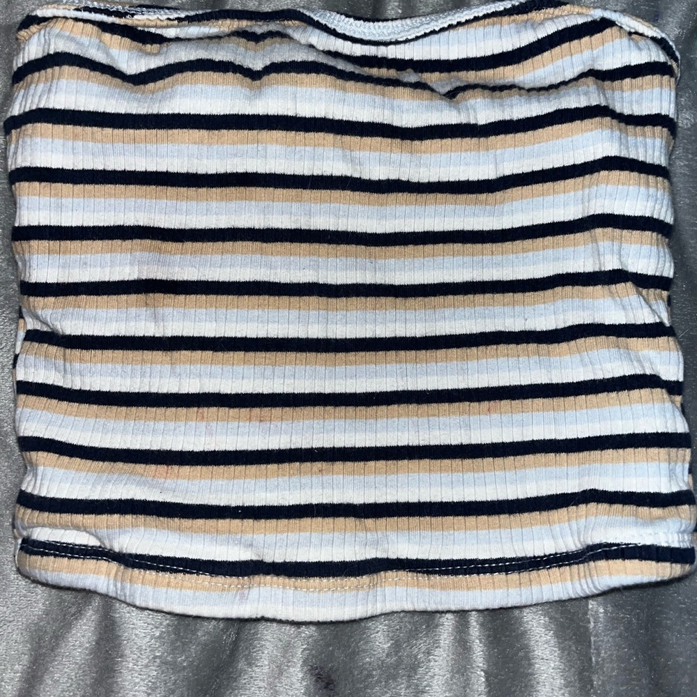 Striped Hollister Tube Top